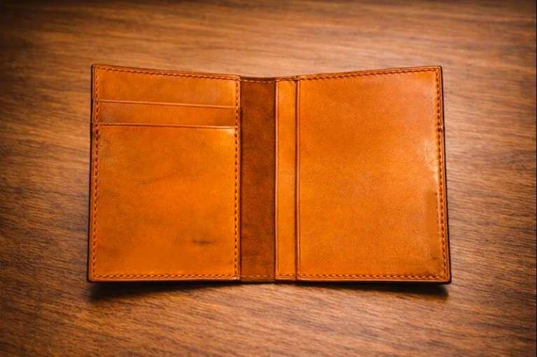 Porte-licence 2 volets en cuir