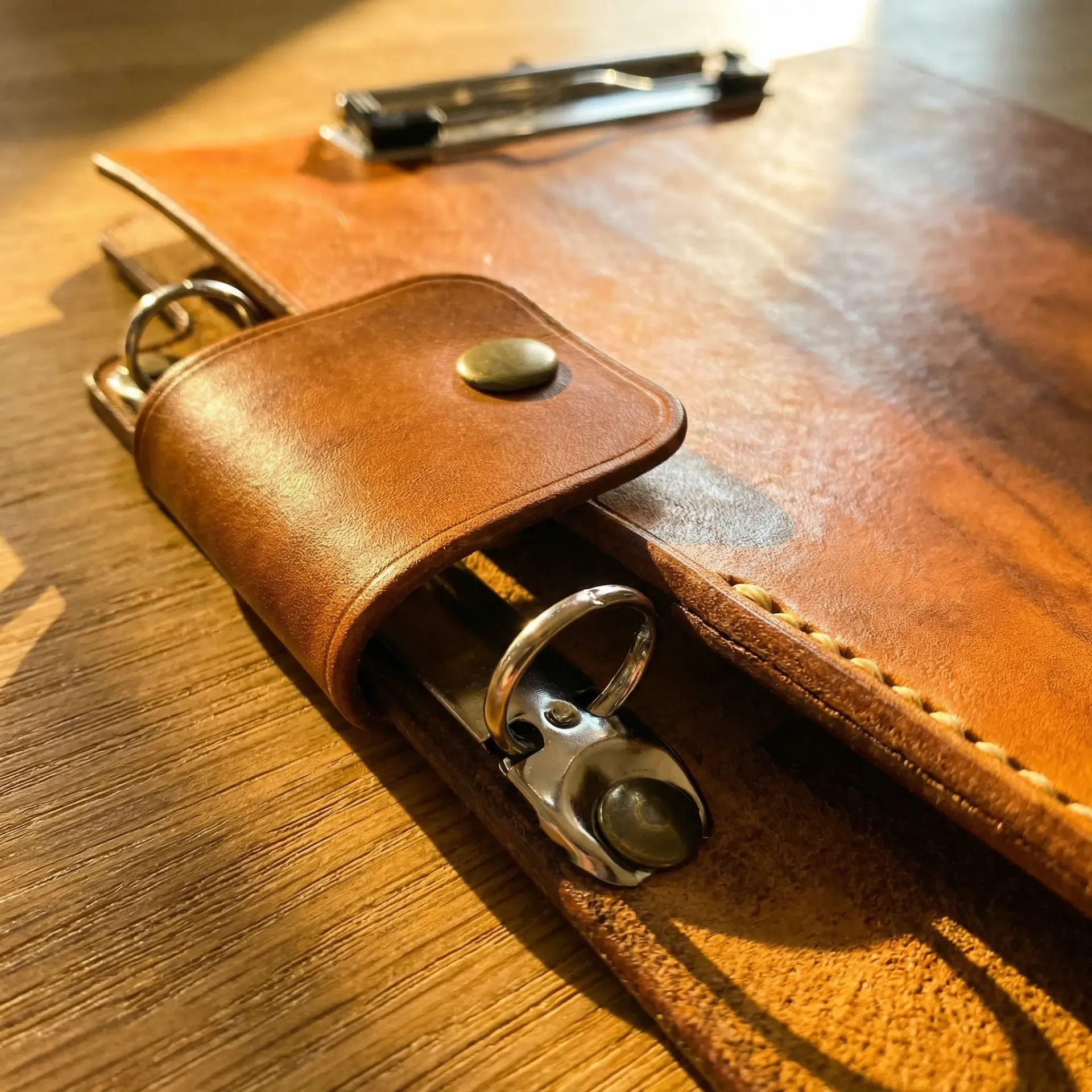 Leather kneeboard A5 - Classic